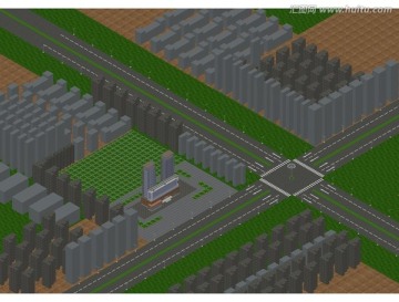 城市开发区规划图