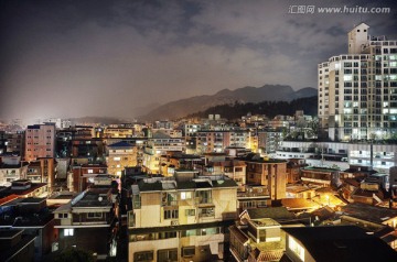 俯瞰首尔 首尔夜景