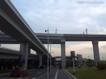 深圳北周边夜景鸟瞰