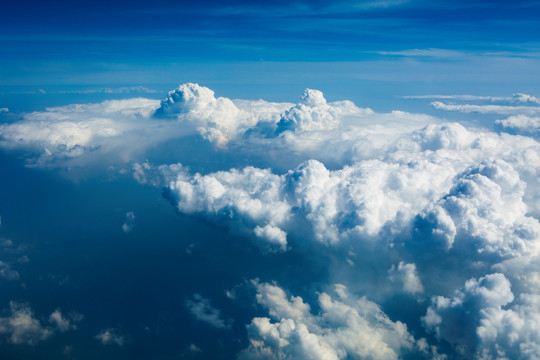 蓝天 白云 天空