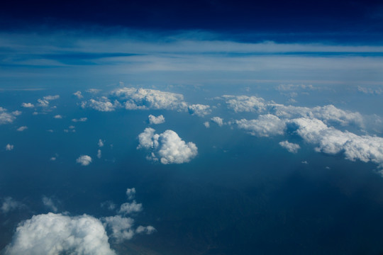 蓝天 白云 天空