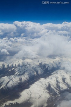 雪山 航拍