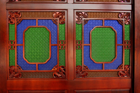 传统木门装饰图案