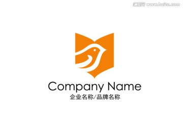 鸟字母logo 各行业通用