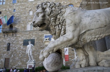 佛罗伦萨 市政广场 雕塑
