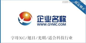 字母XC旭日标志
