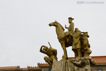 拉斯维加斯中国城西游记雕塑