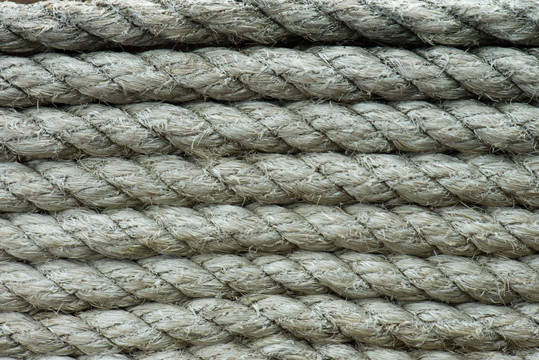 绳索线条构成