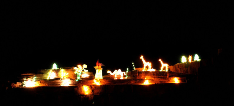 元宵节花灯 节日夜景