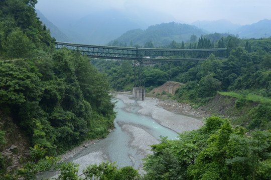 都江堰虹口风光