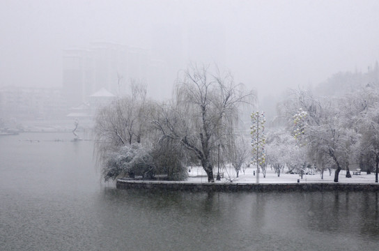 雪中滁州 美不胜收