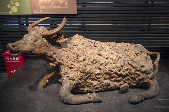 蒙古族家具 木雕牛