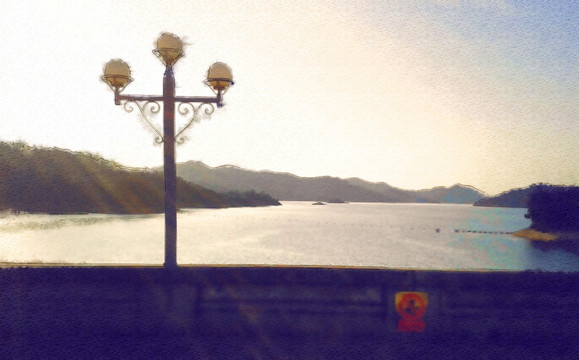 路灯风景