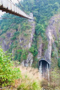 金温铁路与吊桥