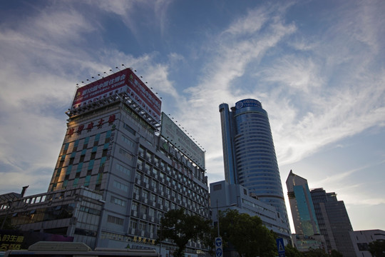 浙江宁波城市风光