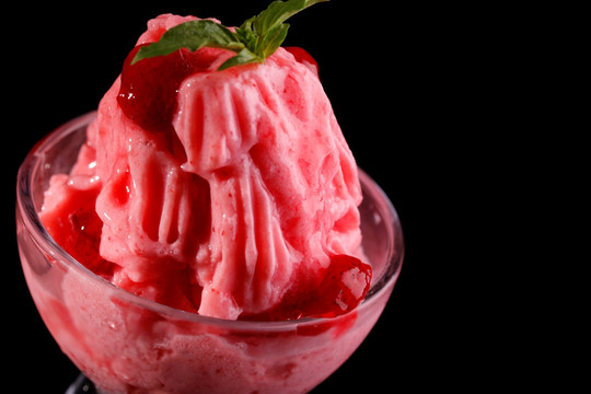 草莓冰沙