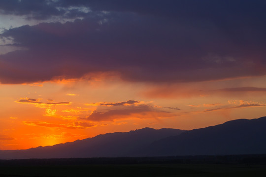 夕阳 黄昏 霞光
