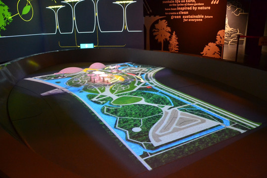 新加坡热带植物园全景模型