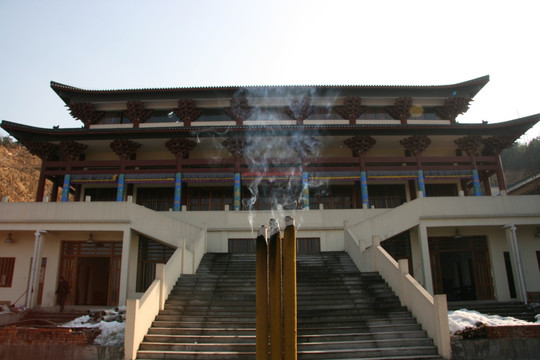 佛教 寺院 香火 烧香 祈祷