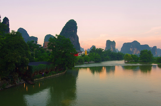 桂林 遇龙河风景