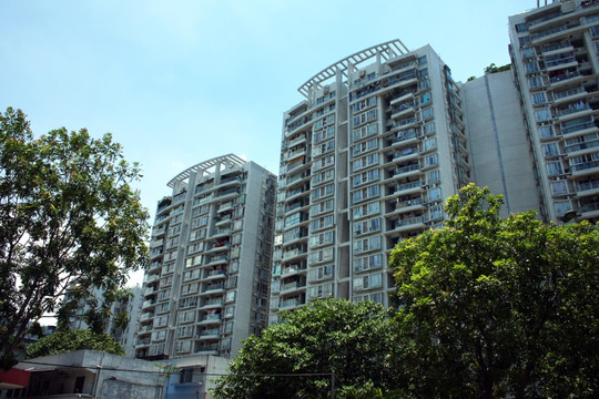 小区建筑楼盘