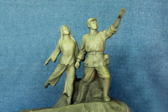 解放中国雕像