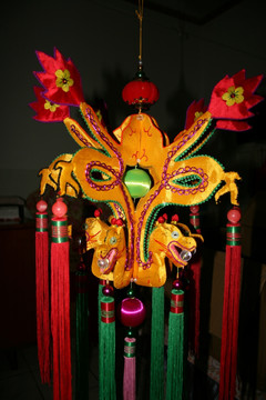 中国传统手工艺品 布艺 绣花