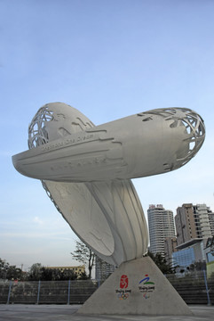 青岛国际帆船中心雕塑