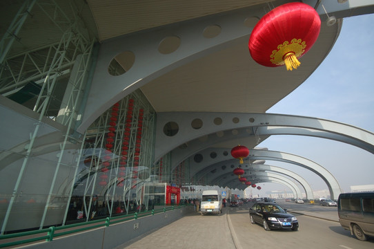 春节的青岛机场