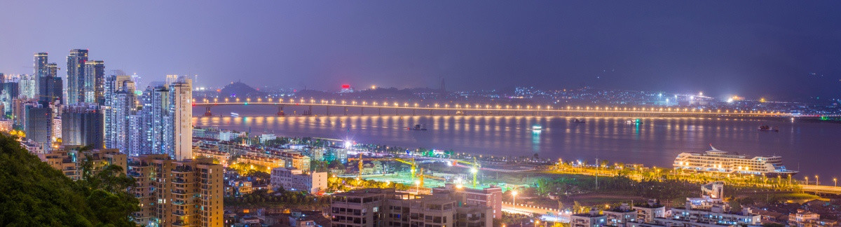 温州瓯越大桥高清夜景大图