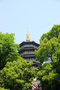 雷峰塔 西湖风景