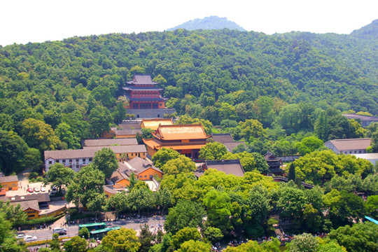 西湖 南屏晚钟 寺院