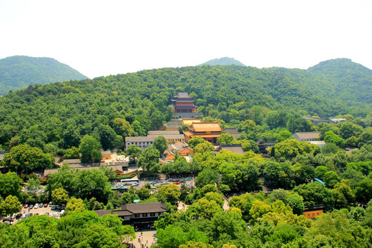 西湖 南屏晚钟 寺院