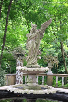 欧式雕塑 喷水池