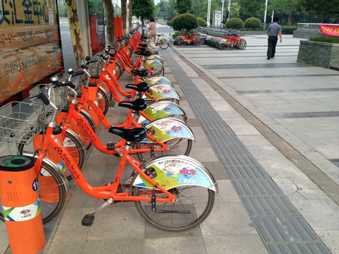 便民自行车 公共设施 交通工具