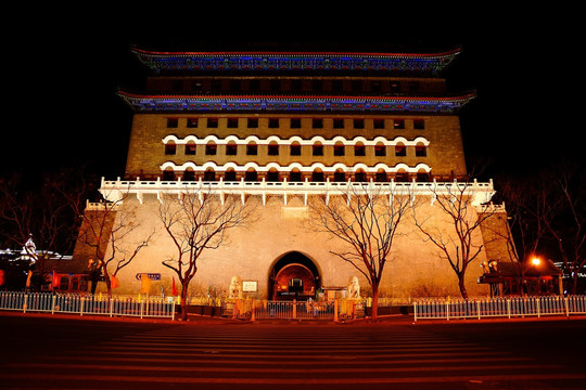 冬季北京前门（正阳门）