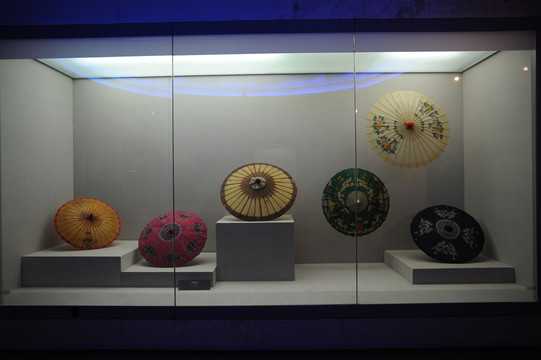 中国伞博物馆 丝绸伞 古代雨伞