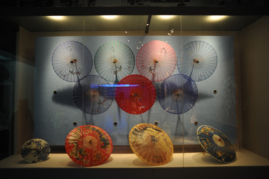 中国伞博物馆 丝绸伞 古代雨伞