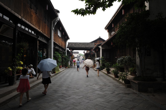 中国古建筑 街道 传统街道