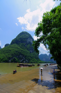 漓江景区 杨堤