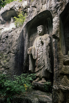 杭州灵隐寺飞来峰造像