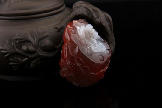 南红玛瑙 莲蓬