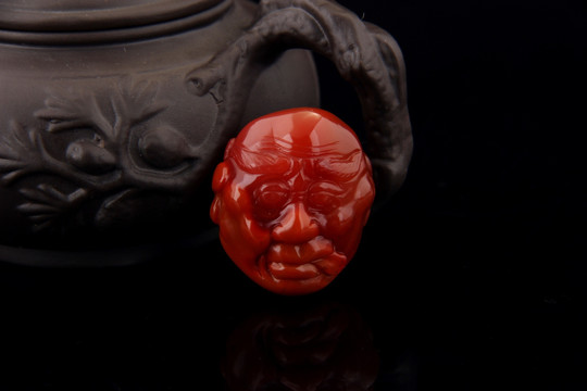 南红玛瑙 罗汉