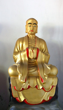 北京十渡乐佛寺十八罗汉像