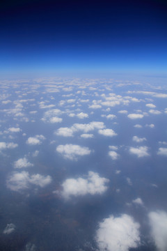 蓝天白云 朵朵白云 云端