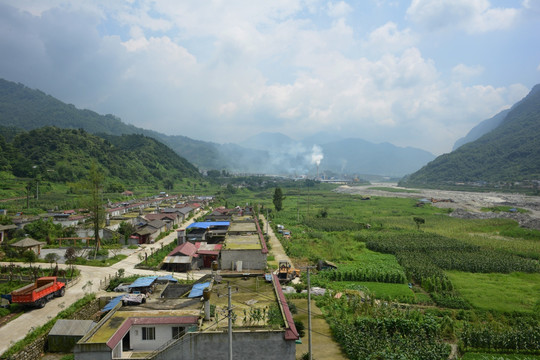 四川什邡蓥华镇河谷乡村