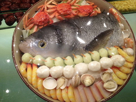 炖鱼头 食材 休闲餐饮 美食