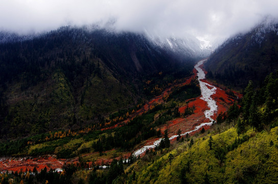 红石滩 风景区