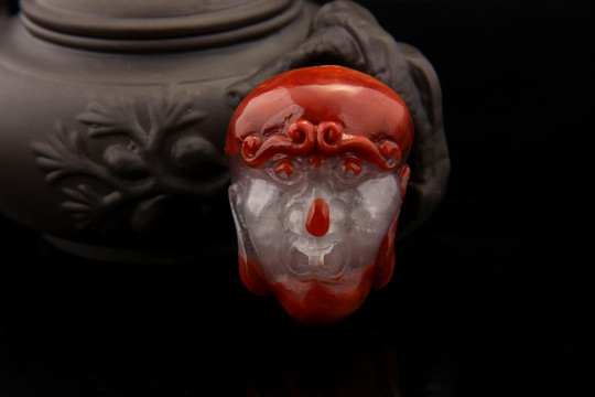 南红玛瑙 红鼻子