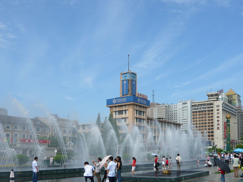天府广场音乐喷泉